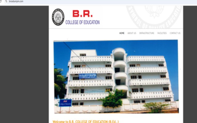 B.R. College of Education website